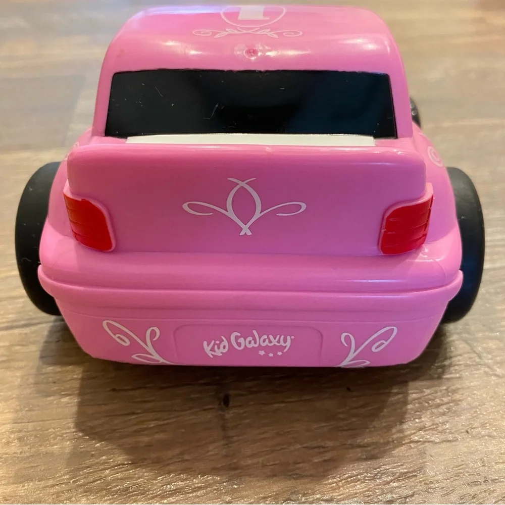🌸 Kid Galaxy Pink Race Car Number 1